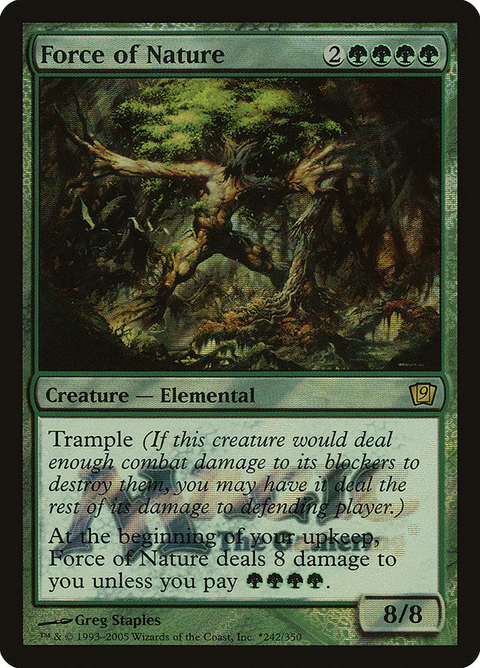Force of Nature [Ninth Edition Promos] Magic: The Gathering