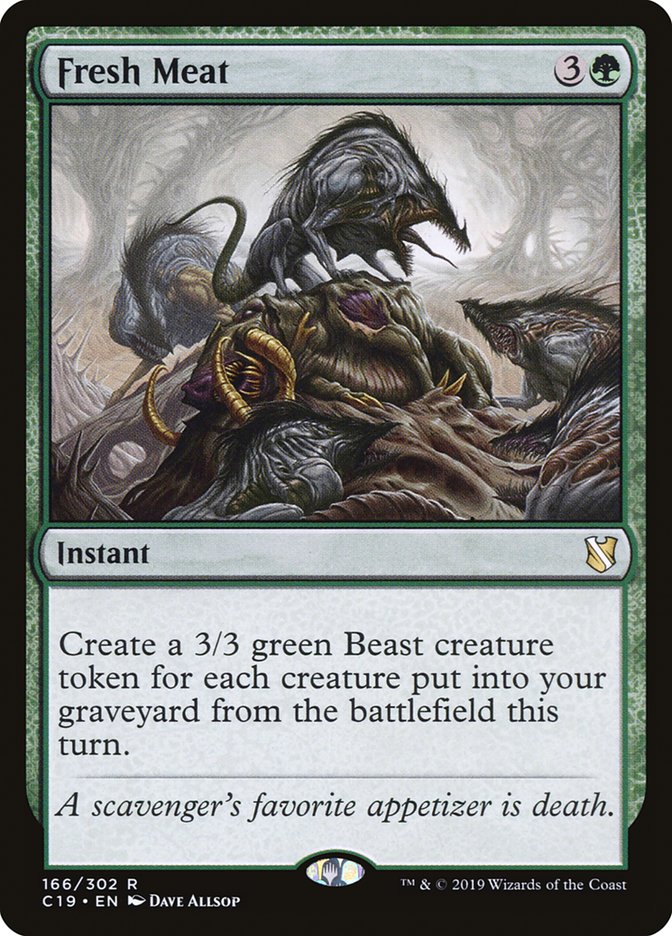Fresh Meat [Commander 2019] Magic: The Gathering