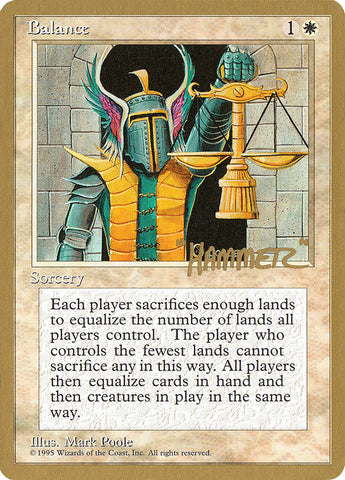 Balance (Shawn "Hammer" Regnier) [Pro Tour Collector Set] Magic: The Gathering