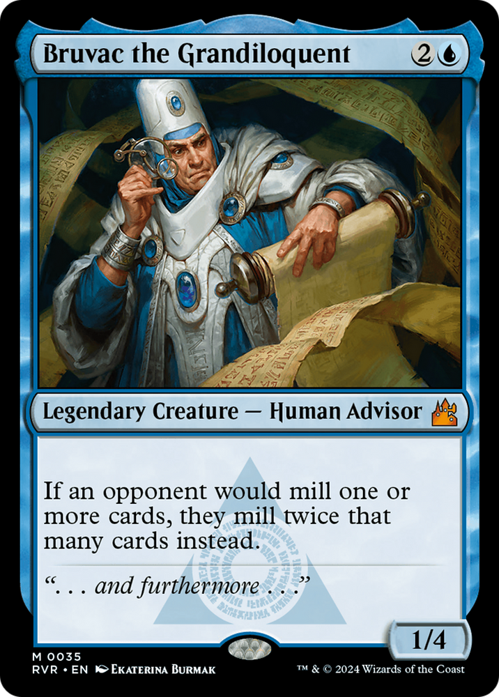 Bruvac the Grandiloquent [Ravnica Remastered] Magic: The Gathering
