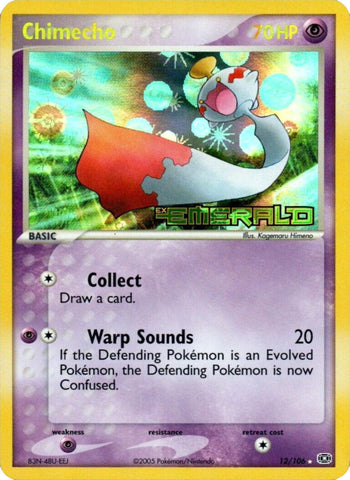 Chimecho (12/106) (Stamped) [EX: Emerald] Pokémon