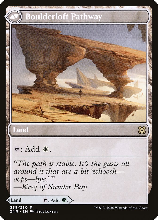 Branchloft Pathway // Boulderloft Pathway [Zendikar Rising] Magic: The Gathering
