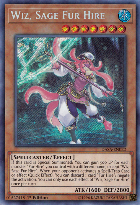 Wiz, Sage Fur Hire [DASA-EN022] Secret Rare