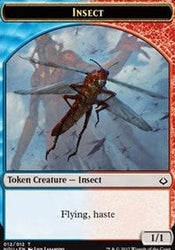 Insect // Zombie Double-Sided Token [Hour of Devastation Tokens] Magic: The Gathering