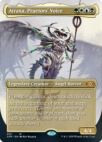 Atraxa, Praetors' Voice (Toppers) [Double Masters] Magic: The Gathering