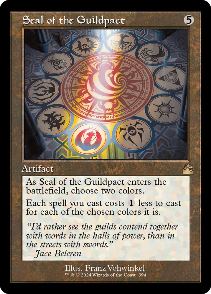 Seal of the Guildpact (Retro Frame) [Ravnica Remastered] Magic: The Gathering