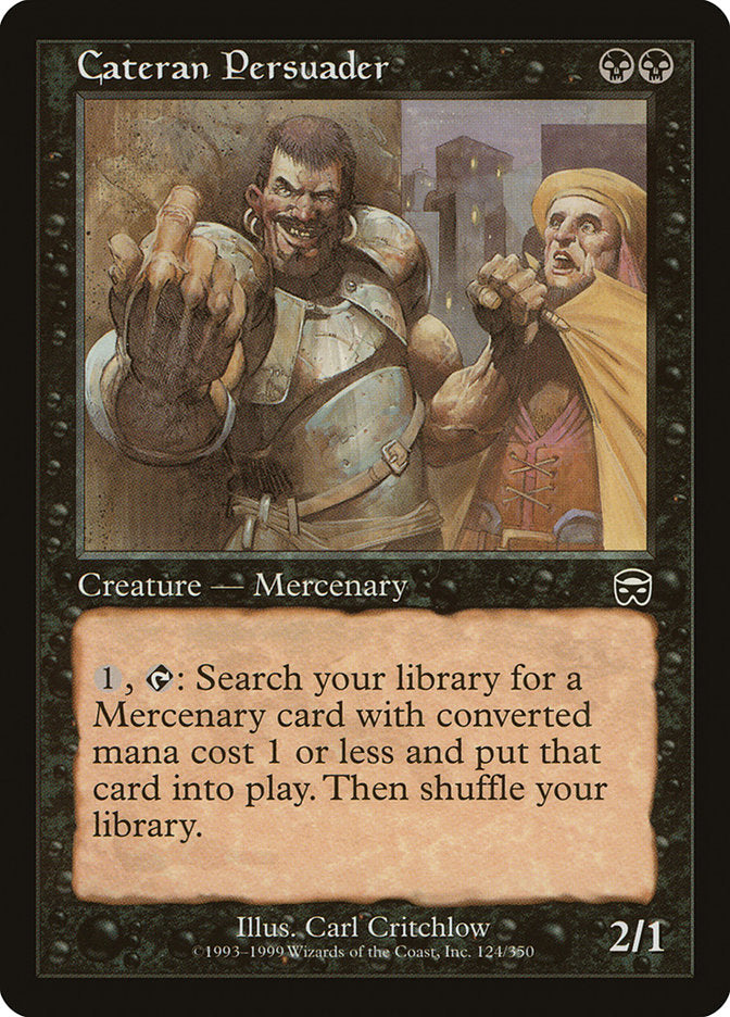 Cateran Persuader [Mercadian Masques] Magic: The Gathering