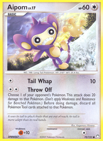 Aipom (70/123) [Diamond & Pearl: Mysterious Treasures] Pokémon