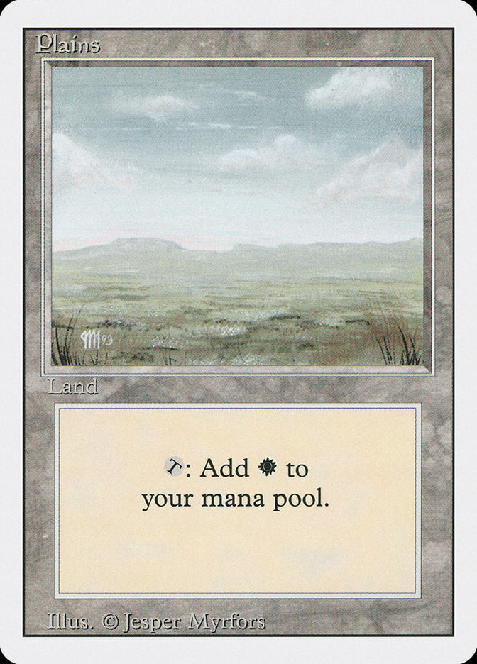 Plains (294) [Revised Edition] Magic: The Gathering