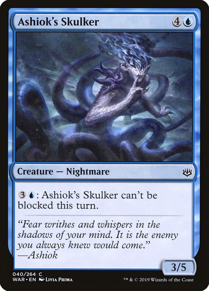 Ashiok's Skulker [War of the Spark] Magic: The Gathering