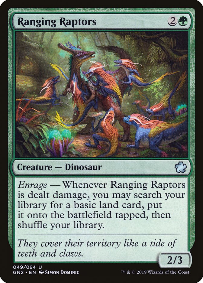 Ranging Raptors [Game Night 2019] Magic: The Gathering