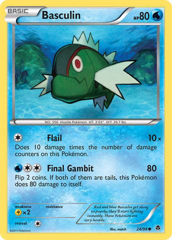 Basculin (24/98) [Black & White: Emerging Powers] Pokémon