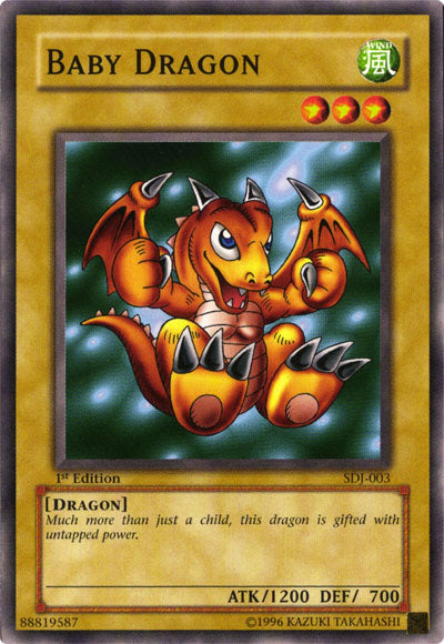 Baby Dragon [SDJ-003] Common Yu-Gi-Oh!