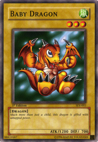 Baby Dragon [SDJ-003] Common Yu-Gi-Oh!