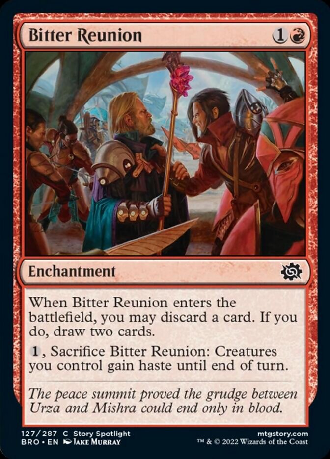 Bitter Reunion [The Brothers' War] Magic: The Gathering