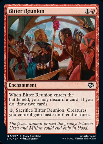 Bitter Reunion [The Brothers' War] Magic: The Gathering
