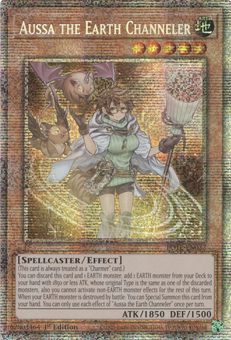 Aussa the Earth Channeler [POTE-EN032] Starlight Rare Yu-Gi-Oh!