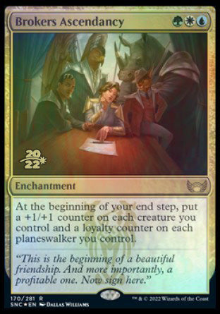 Brokers Ascendancy [Streets of New Capenna Prerelease Promos] Magic: The Gathering