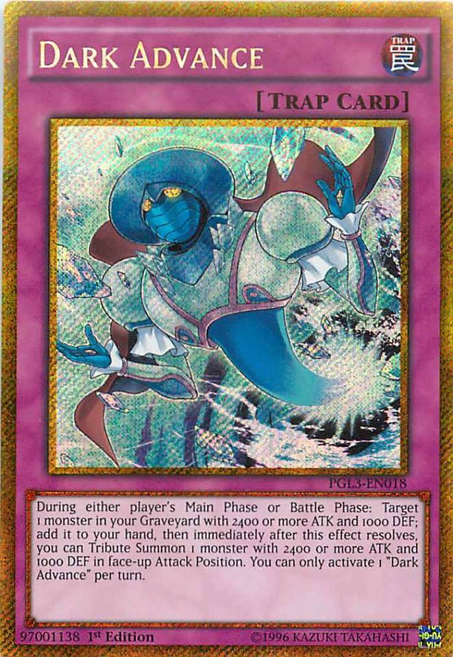 Dark Advance [PGL3-EN018] Gold Secret Rare Yu-Gi-Oh!