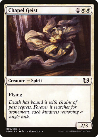 Chapel Geist [Duel Decks: Blessed vs. Cursed] Magic: The Gathering