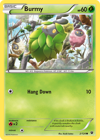 Burmy (2/124) [XY: Fates Collide] Pokémon