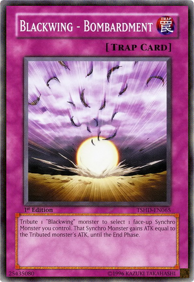 Blackwing - Bombardment [TSHD-EN065] Common Yu-Gi-Oh!