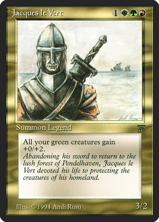 Jacques le Vert [Legends] Magic: The Gathering