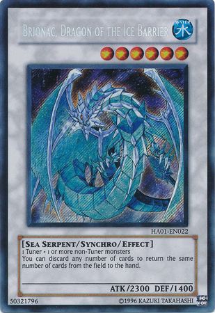 Brionac, Dragon of the Ice Barrier [HA01-EN022] Secret Rare Yu-Gi-Oh!