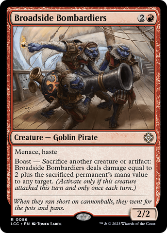Broadside Bombardiers [The Lost Caverns of Ixalan Commander] Magic: The Gathering