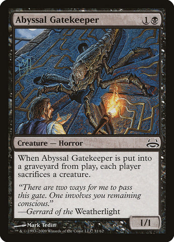 Abyssal Gatekeeper [Duel Decks: Divine vs. Demonic] Magic: The Gathering