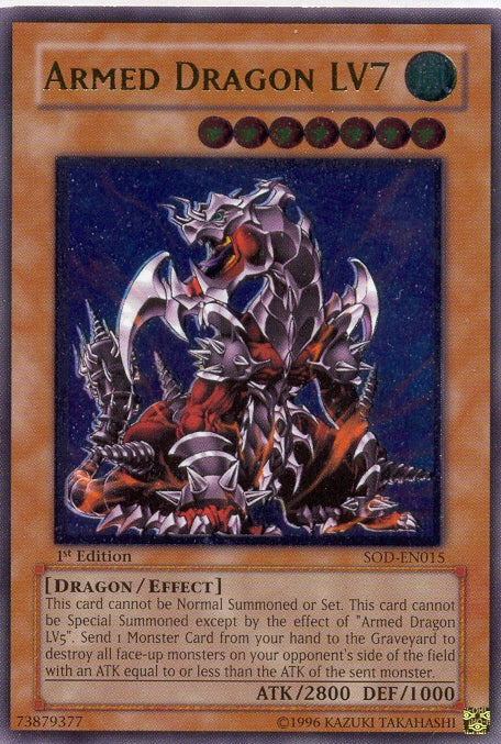 Armed Dragon LV7 [SOD-EN015] Ultimate Rare Yu-Gi-Oh!