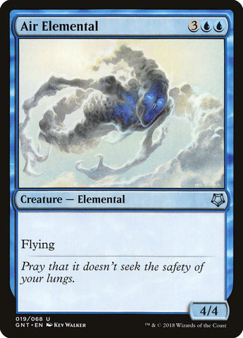 Air Elemental [Game Night 2018] Magic: The Gathering