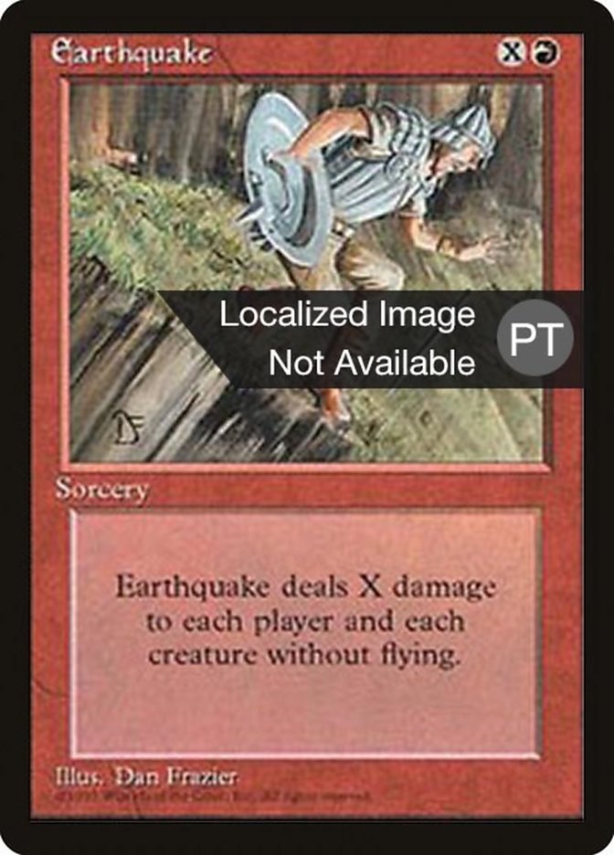 Earthquake [Fourth Edition (Foreign Black Border)] Magic: The Gathering