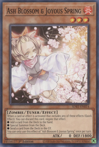 Ash Blossom & Joyous Spring [SDBT-EN014] Common Yu-Gi-Oh!
