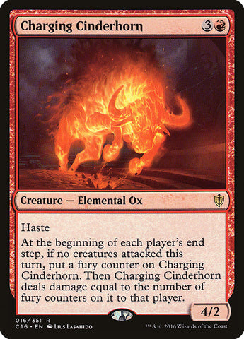Charging Cinderhorn [Commander 2016] Magic: The Gathering