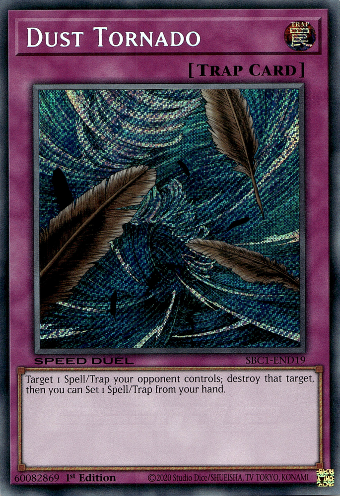 Dust Tornado [SBC1-END19] Secret Rare Yu-Gi-Oh!