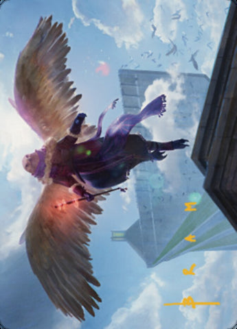 Balmor, Battlemage Captain Art Card 1 (Gold-Stamped Signature) [Dominaria United Art Series] Magic: The Gathering