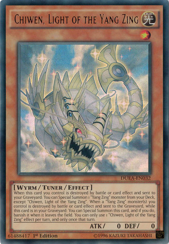 Chiwen, Light of the Yang Zing [DUEA-EN032] Ultra Rare Yu-Gi-Oh!