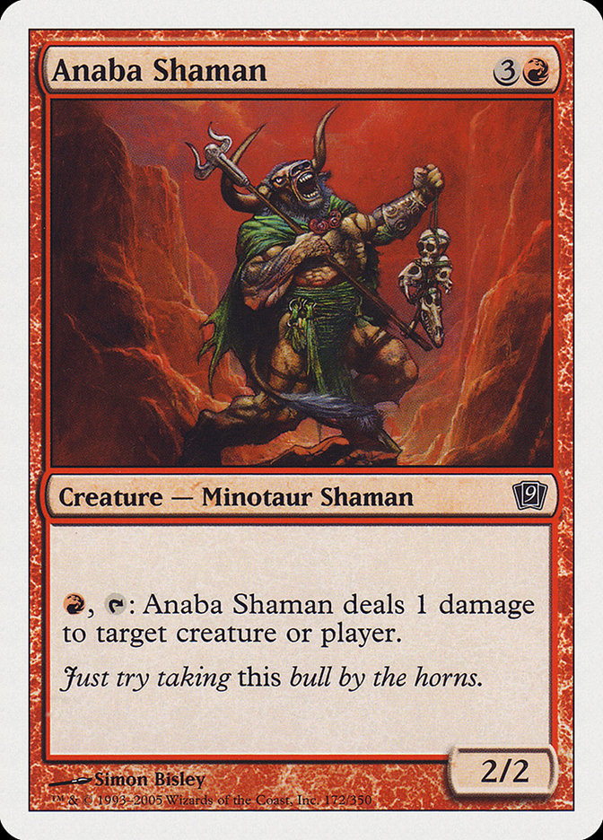 Anaba Shaman [Ninth Edition] Magic: The Gathering