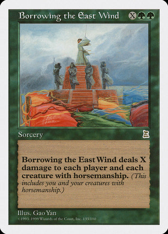 Borrowing the East Wind [Portal Three Kingdoms] Magic: The Gathering