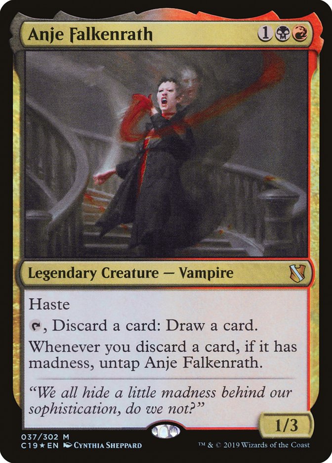 Anje Falkenrath [Commander 2019] Magic: The Gathering