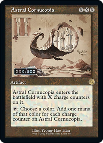 Astral Cornucopia (Retro Schematic) (Serial Numbered) [The Brothers' War Retro Artifacts] Magic: The Gathering