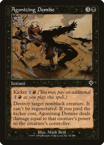 Agonizing Demise [Invasion] Magic: The Gathering