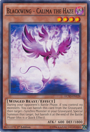 Blackwing - Calima the Haze [LC5D-EN128] Common Yu-Gi-Oh!