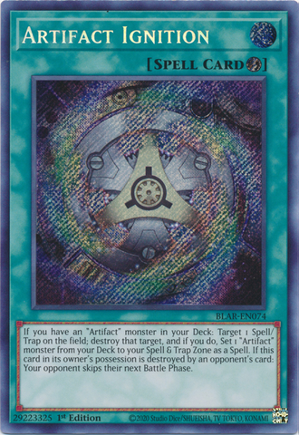 Artifact Ignition [BLAR-EN074] Secret Rare Yu-Gi-Oh!