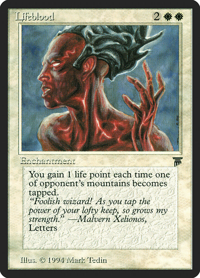 Lifeblood [Legends] Magic: The Gathering