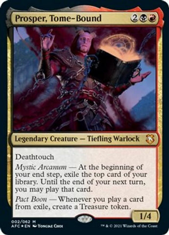 Prosper, Tome-Bound (Display Commander) [Dungeons & Dragons: Adventures in the Forgotten Realms Commander] Magic: The Gathering