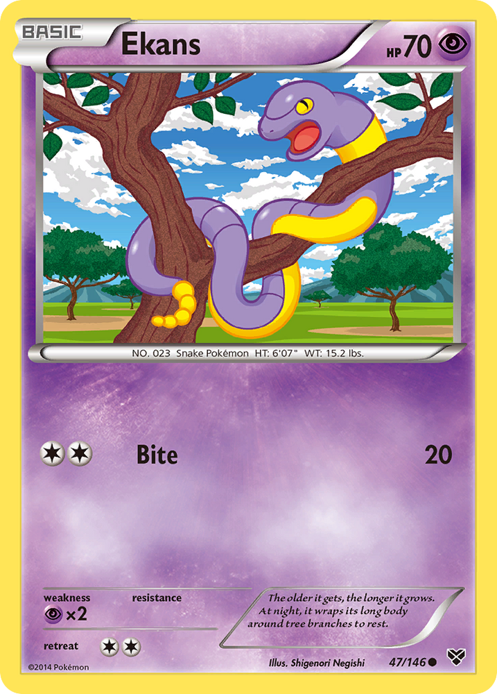 Ekans (47/146) [XY: Base Set] Pokémon