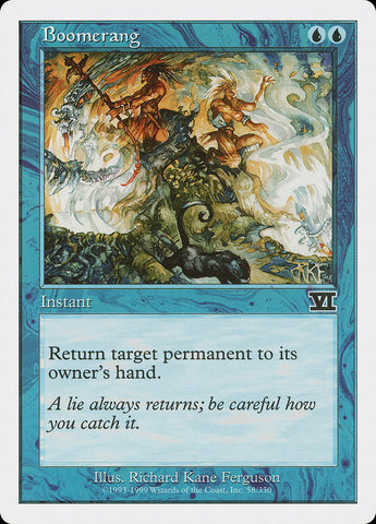 Boomerang [Classic Sixth Edition] Magic: The Gathering