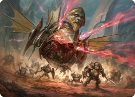 Liberator, Urza's Battlethopter Art Card [The Brothers' War Art Series] Magic: The Gathering